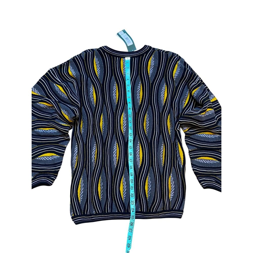 Men's Multicolor Patterned Sweater - Picture 6 of 6